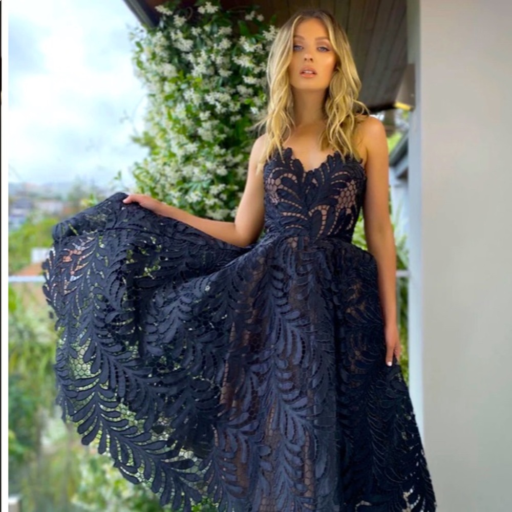 White Runway Sandra Dress